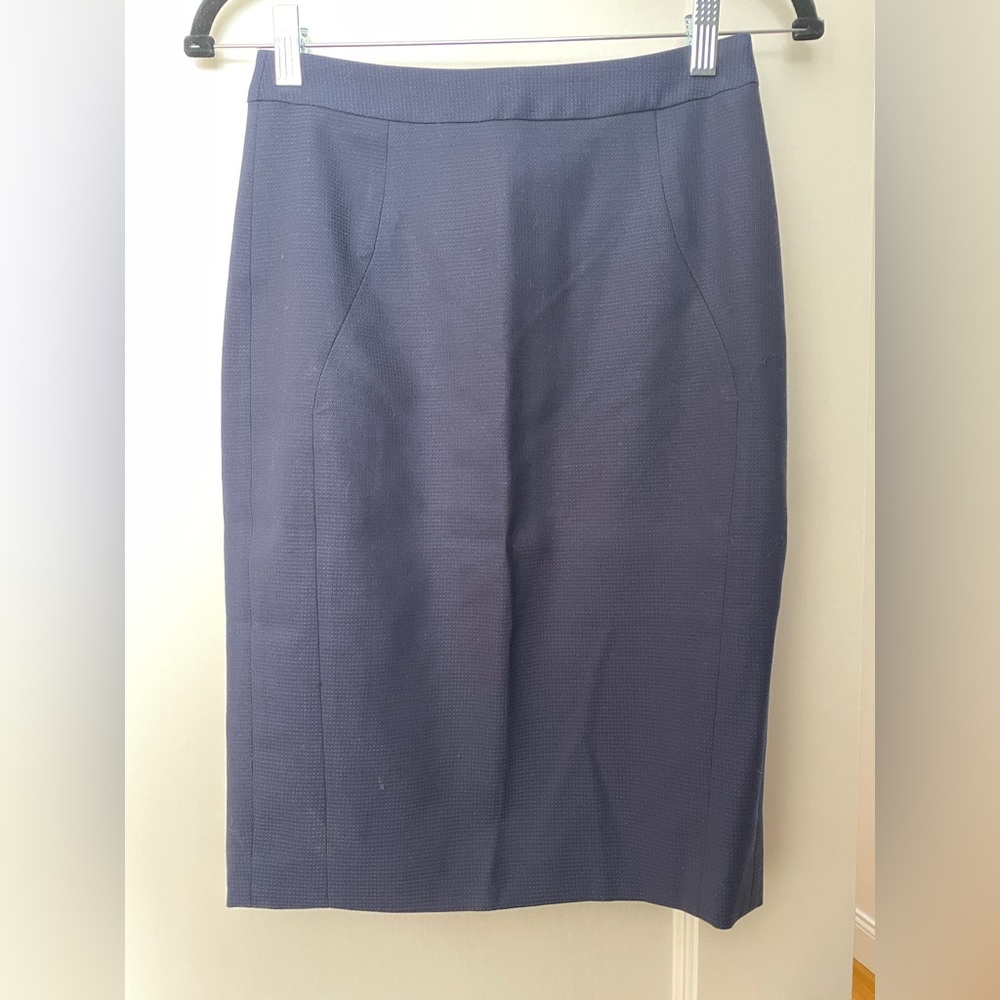 Reiss Navy Pencil Skirt